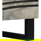 vidaXL Posteljne mize s predalom Bela in črna 50 x 33 x 60 cm | Shoptok.si