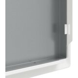 vidaXL Dostopna enota Bela 30 x 30 cm Jeklo | Shoptok.si