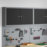  Ormar za alate s policom Crna i Siva 100 x 20 x 55 cm | shoptok.hr