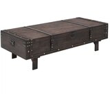  Stolić za kavu od masivnog drva vintage stil 120x55x35 cm | shoptok.hr