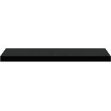  Plutajuća zidna polica crna 80 x 23,5 x 3,8 cm MDF | shoptok.hr