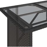 vidaXL 6-dijelni set vrtnih sofa s jastucima crni od poliratana | shoptok.hr