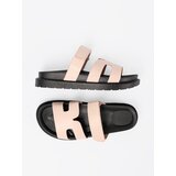 Shelvt Beige flip-flops with Velcro strap | shoptok.hr