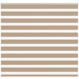 Zebra zavjesa Pješčano smeđa 165x100 cm Širina tkanine 160,9 cm Poliester | shoptok.hr