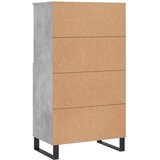  Visoka komoda siva betona 60x36x110 cm od konstruiranog drva | shoptok.hr