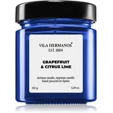 Apothecary Cobalt Blue Grapefruit & Citrus Lime dišeča sveča 150 g