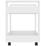 Kolica za radni stol bijela 60x45x60 cm od konstruiranog drva | Eponuda.ba