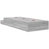  Krevet s ladicama Siva Sonoma 80 cm Konstruirano drvo | shoptok.hr