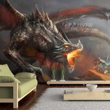  Samoljepljiva foto tapeta - Dragon fire 343x245 Cijene