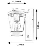 Rabalux savano spoljna zidna lampa sa senzorom | Eponuda.com