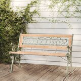 The Living Store Vrtna klop 122 cm trden les jelke - Vrtna Klop, (21474722) Cene