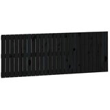  Zidno uzglavlje crni 166x3x60 cm od masivne borovine | shoptok.hr