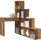  Kutni stol s policom Staro drvo 101,5 x 149,5 x 149,5 cm | Eponuda.ba