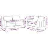  2-dijelni set sofa s jastucima crvena boja vina baršunasti | shoptok.hr