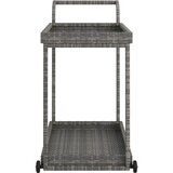 Barska kolica siva 100 x 45 x 83 cm od poliratana | shoptok.hr