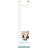 Douceur d intérieur Mat bijeli metalni držač za ručnike s postavljanjem bez bušenja Fixeo – | shoptok.hr