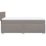  Krevet s oprugama i madracem smeđesivi 90x190 cm od tkanine | shoptok.hr