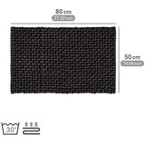 Wenko Antracitno siva tekstilna kopalniška preproga 50x80 cm Ecoli – | Shoptok.si
