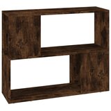Maison Chic Knjižna omara - Knjižni regal dimljeni hrast 80x24x63 cm, (21723236) Cene