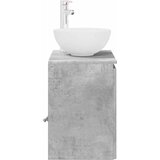  Umivaonik s policom Betonska siva 49,5 x 35 x 63 cm | shoptok.hr