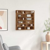  Ormar za izlaganje s policom Zidne Staro drvo 60 x 8,5 x 58 cm | shoptok.hr