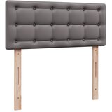  s oprugama i madracem sivi 120x200 cm od umjetne kože | shoptok.hr