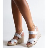 Big Star White wedge sandals | ePonuda.com