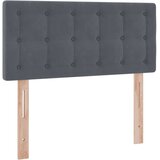  s od storage s uzglavljem Tamno siva 100 x 200 cm Baršun | shoptok.hr