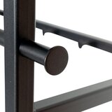 Spinder Design Črn kovinski stenski obešalnik s polico Marco – | Shoptok.si