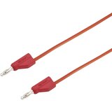 Voltcraft Merilni kabel [vtikač 4 mm - vtikač 4 mm] 0.75 m rdeče barve MSB-300 zložljiv drug v drugega, (20422792) Cene