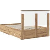  Okvir za krevet s ladicama Umjetnički hrast 120 x 190 cm | shoptok.hr