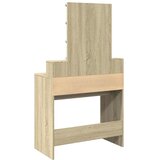  Toaletni stolić s LED svjetlima boja hrasta 80 x 41 x 144,5 cm | Eponuda.com