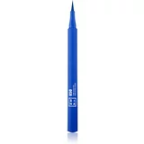 3INA The Color Pen Eyeliner črtalo za oči v obliki flomastra odtenek 850 - Blue 1 ml