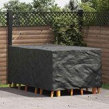 vidaXL Prevleka za zunanje pohištvo Črna 143 x 225 x 90 cm 600D | Shoptok.si