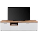 Mömax tv-element auris, bela, barva hrasta | Shoptok.si