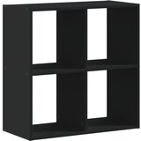 Maison Chic Knjižna omara - Knjižni regal črna 68,5x32x68,5 cm inženirski les, (21723364) Cene