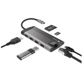 Natec Fowler Plus – USB 6-in-1 Type-C Multiport Adapter NMP‑1690 Cene