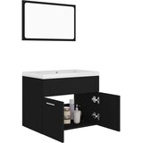  Set kupaonskog namještaja od iverice crni | Eponuda.com