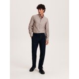 Reserved chino hlače regular fit - mornarsko modra Cene