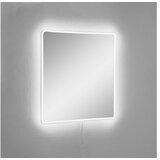 Hanah home ogledalo sa led osvetljenjem square 30x30 cm white