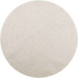  Rug "ZIZUR" Cream Ø 160 cm Juta videz Notranje in zunanje | Shoptok.si