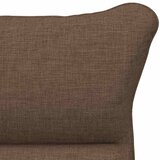  Fotelja Smeđa 69 x 74 x 93 cm Tkanina i šperploča | shoptok.hr