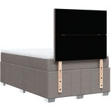 vidaXL Box spring postelja z vzmetnico taupe 120x190 cm blago, (21308631) | Shoptok.si