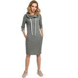 Made Of Emotion Ženska haljina M391 siva | ePonuda.com