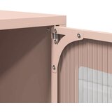 vidaXL TV omarica roza 100,5x39x60,5 cm Hladno valjano jeklo | Shoptok.si