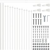  Vrtna Ograda Woerden 7 pcs Bijelo | shoptok.hr