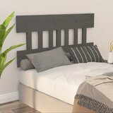  Uzglavlje za krevet sivo 153,5 x 3 x 81 cm od masivne borovine | shoptok.hr