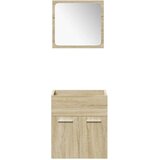 vidaXL 4-dijelni set kupaonskog namještaja boja hrasta sonome drveni | shoptok.hr