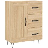 vidaXL Visoka komoda sonoma hrast 69,5x34x180 cm inženirski les | Shoptok.si