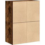 vidaXL Omarice z 2 predaloma 2 kosa dim. hrast 60x31x40 cm inž. les | Shoptok.si